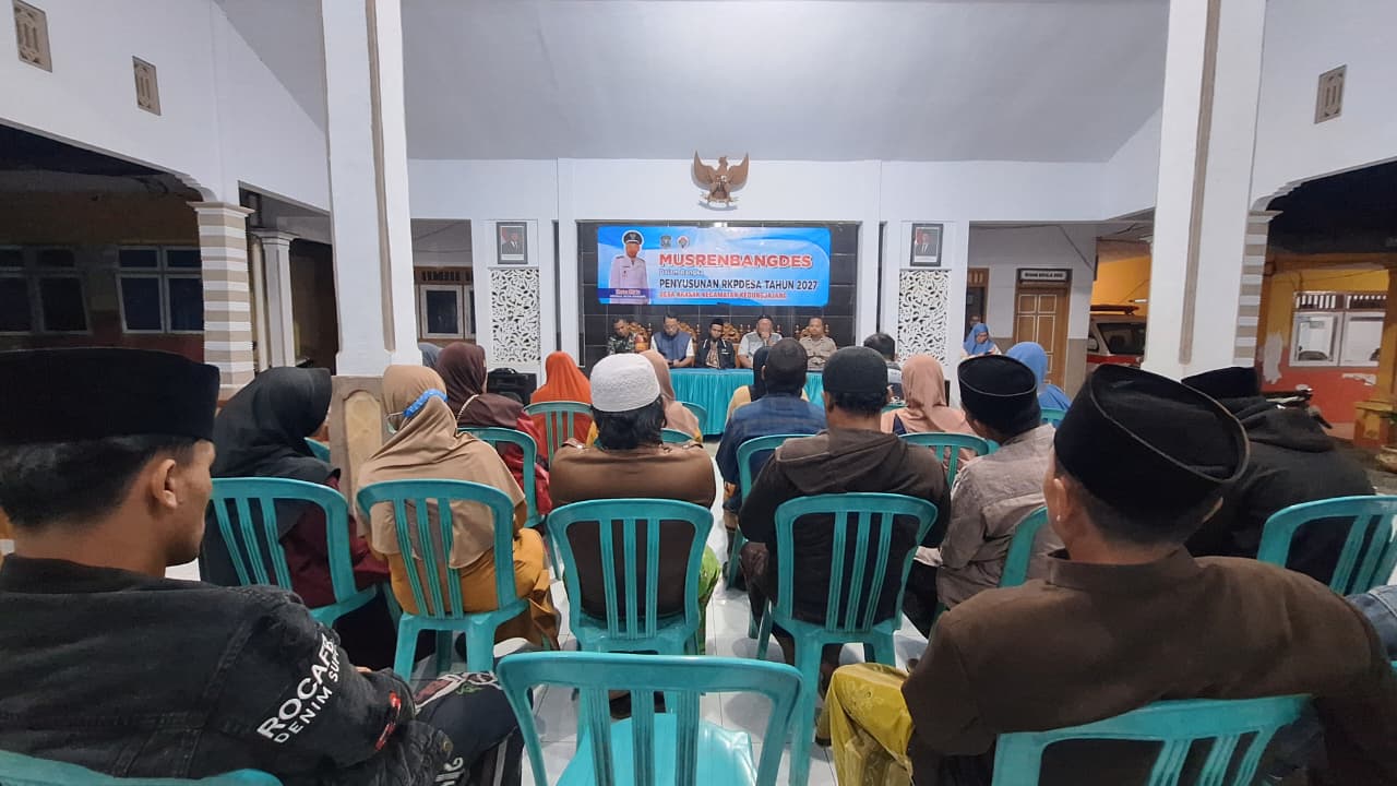 Musrenbangdes RKP Desa Tahun 2027 Berlanjut, Kecamatan Kedungjajang Dampingi Desa Sawaran Kulon dan 