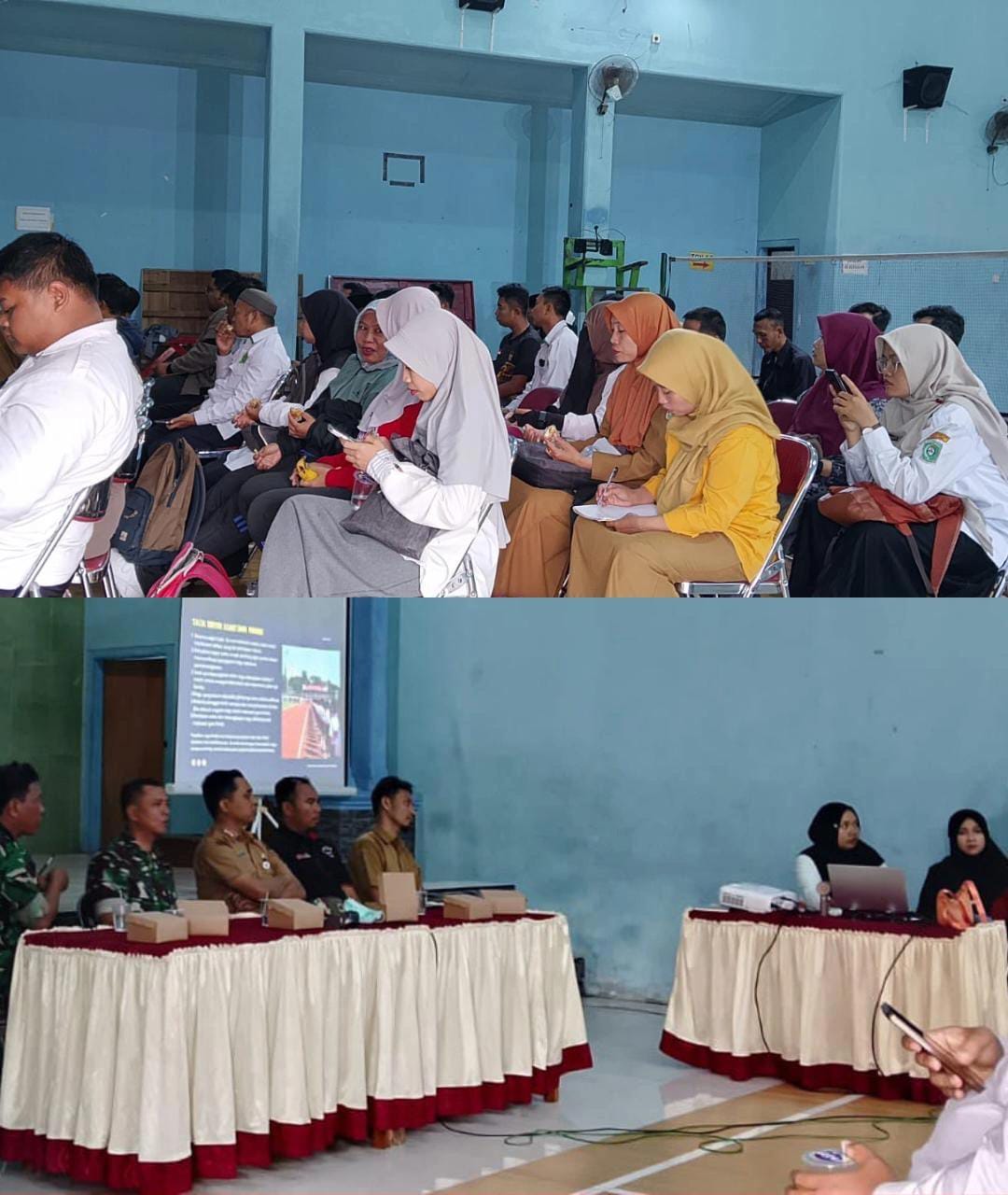 Technical Meeting Gerak Jalan Tingkat Kecamatan Kedungjajang Matangkan Persiapan Lomba HUT Kemerdeka