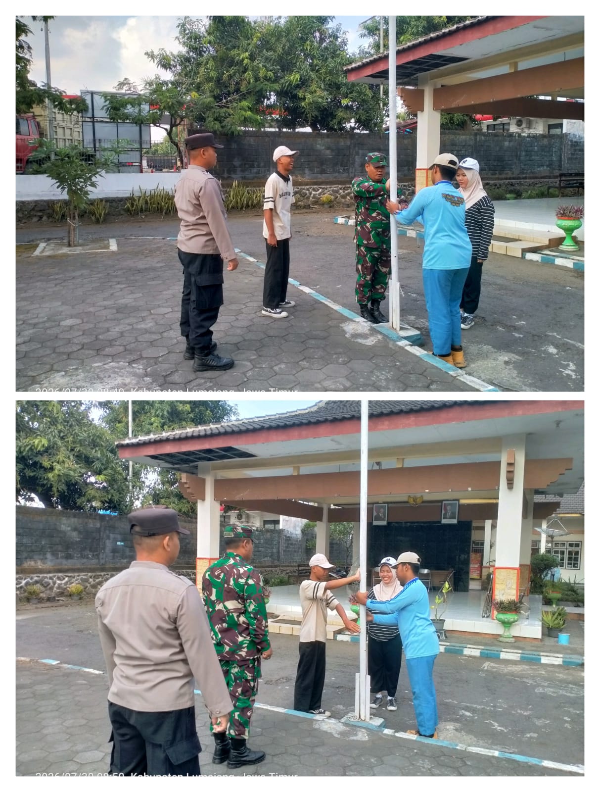 Latihan Paskibraka Kedungjajang Dimatangkan, Fokus Pengibaran dan Penurunan Bendera