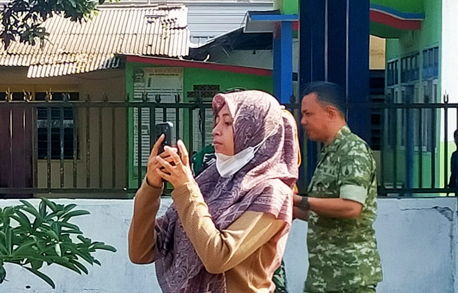 Tetap Produktif di Hari Jumat, Seksi Pemerintahan Publikasikan Pembinaan Paskib