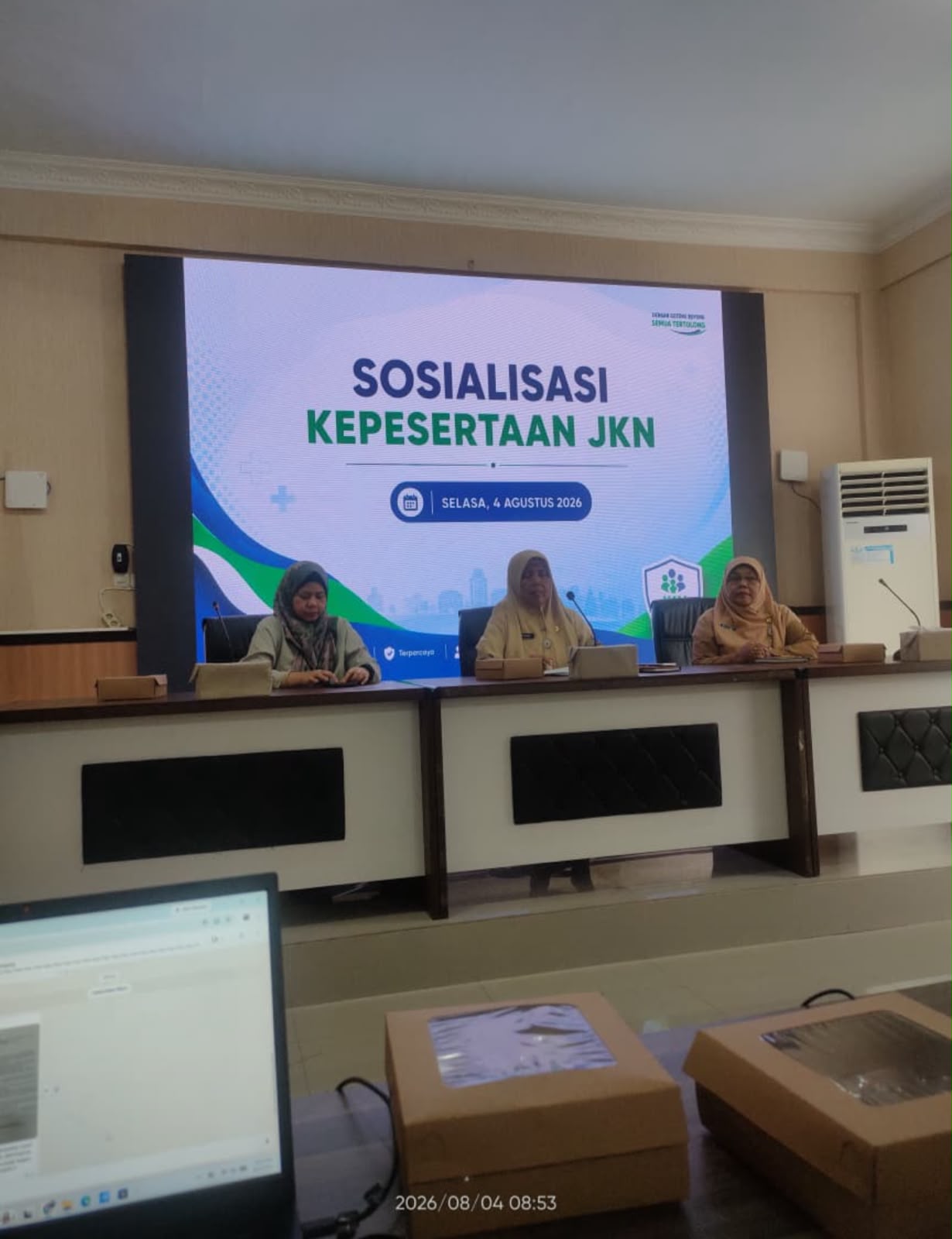 Pengurus Gaji Ikuti Sosialisasi Pendaftaran Anggota Keluarga Tambahan JKN bagi ASN Daerah