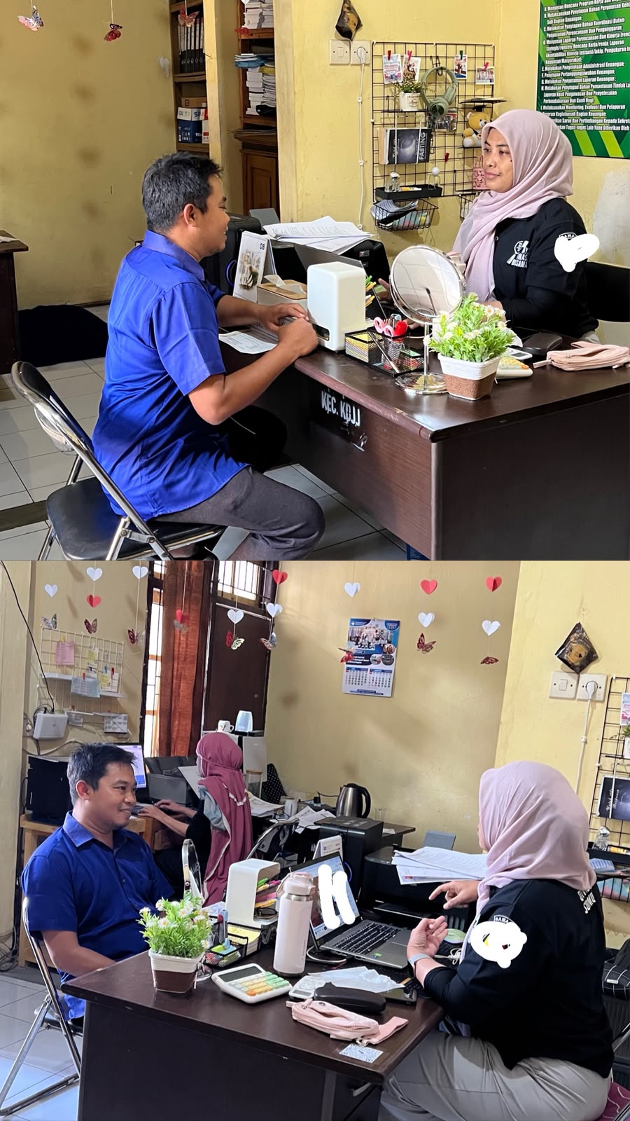 Tim Binwas Administrasi Desa Kecamatan Kedungjajang Terima Konsultasi Sekretaris Desa Curahpetung Te