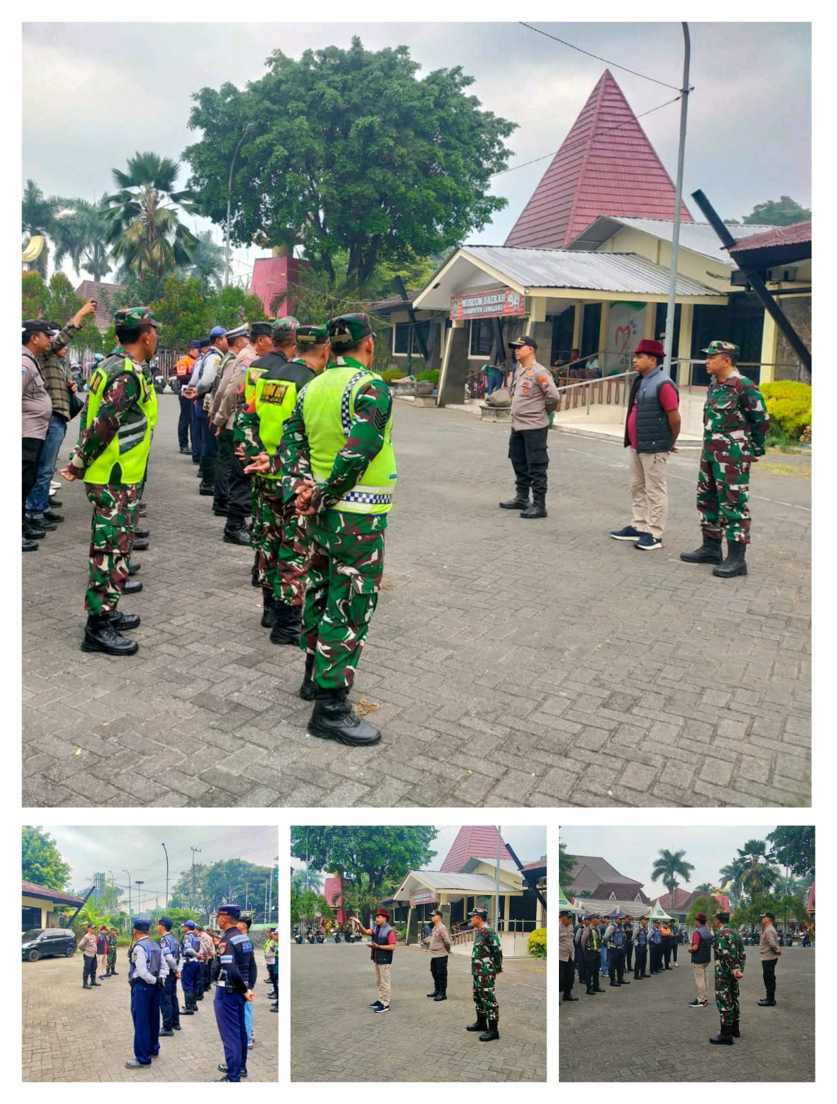 Jelang Lomba, Forkopimcam Kedungjajang Gelar Apel Kesiapan