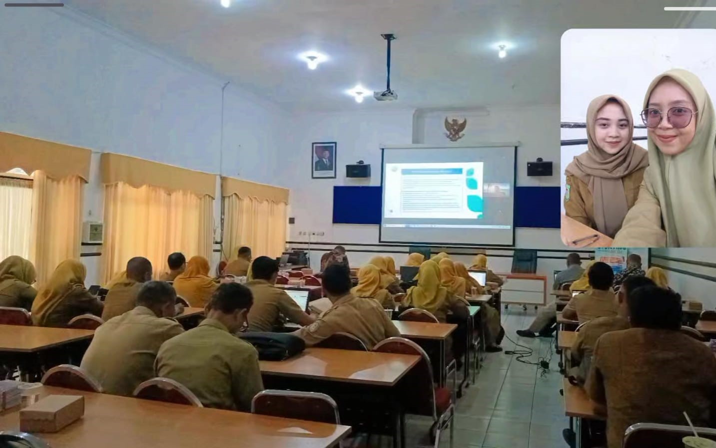 Sie PMD Kecamatan Kedungjajang Hadiri Rakor Pembinaan Forum Kecamatan Sehat
