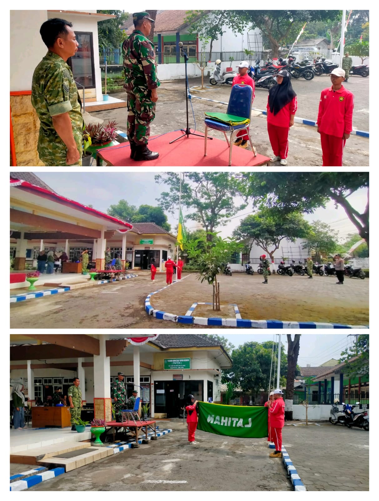 Gladi Kotor Mantapkan Persiapan Upacara HUT ke-81 RI Kecamatan Kedungjajang