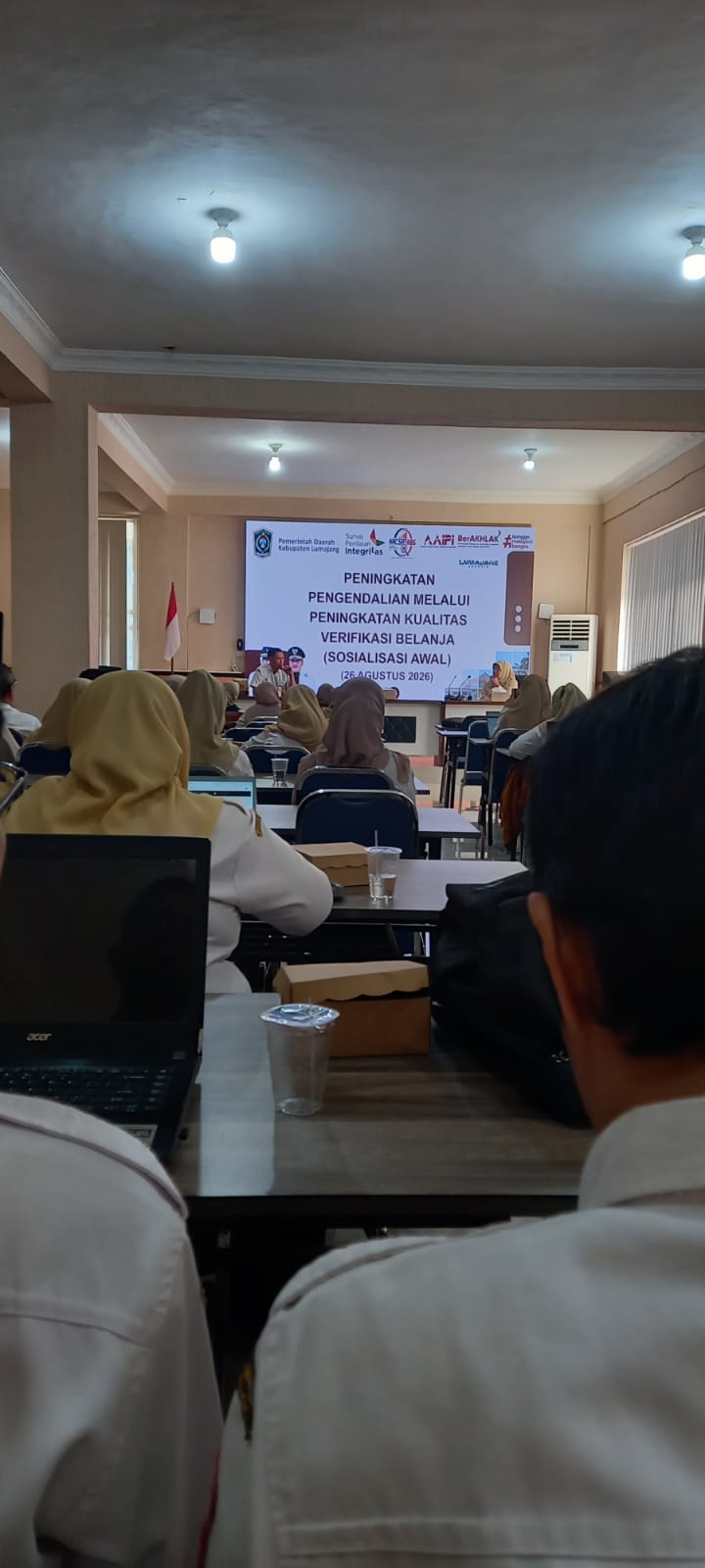 Sosialisasi penguatan proses verifikasi pertanggungjawaban belanja   