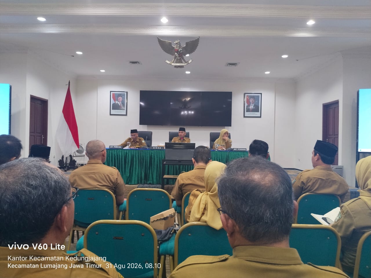 Kecamatan Kedungjajang Ikuti Sosialisasi Instrumen Evaluasi Kinerja Perangkat Desa Tahun 2026