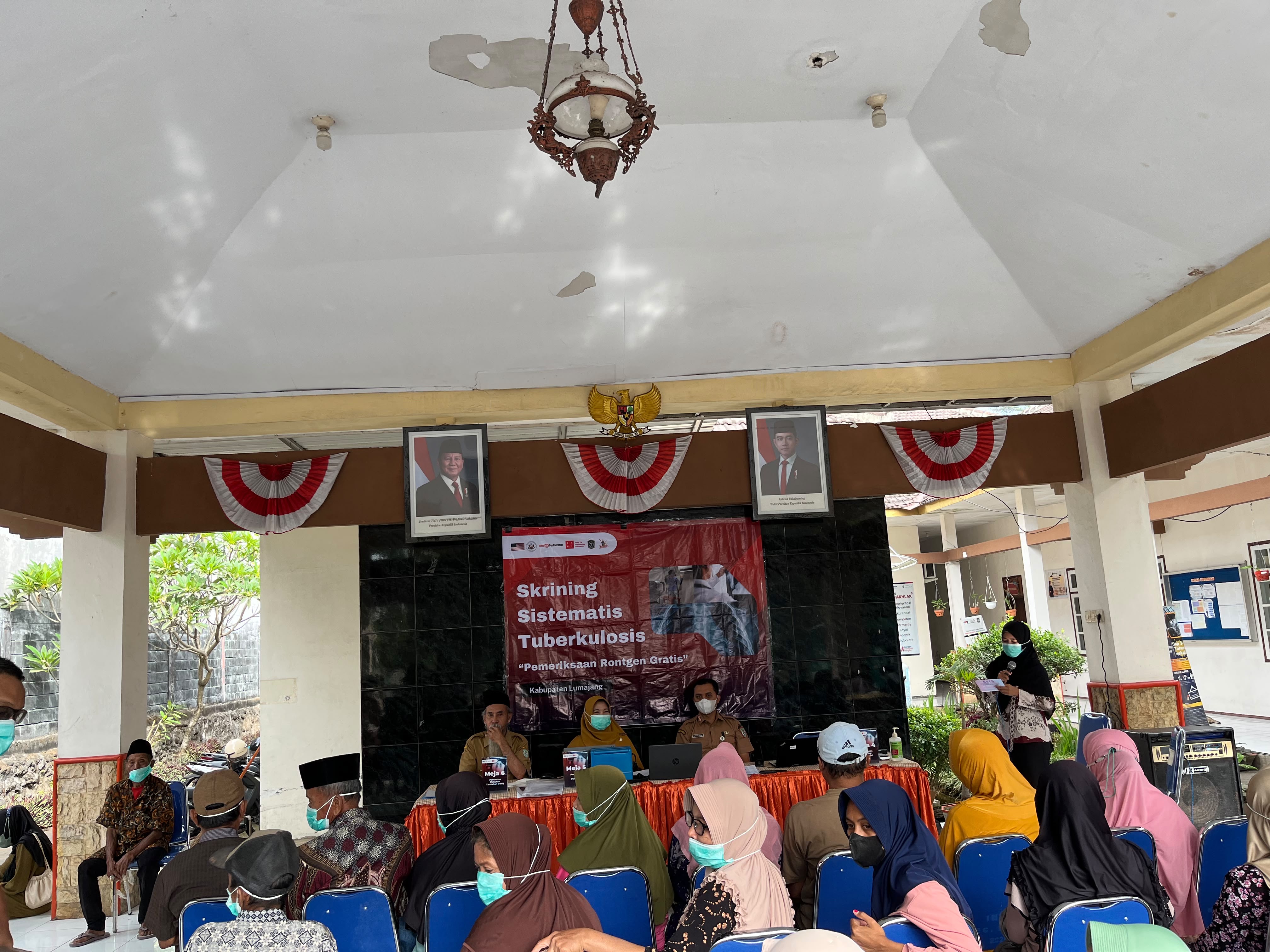 Skrining Sistematis Tuberkulosis dan Pemeriksaan Rontgen Gratis Digelar di Halaman Kecamatan Kedungj