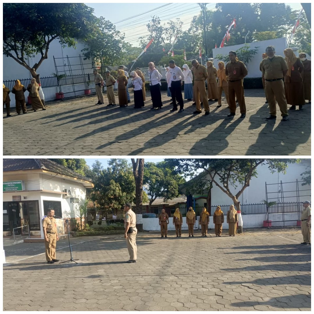 Apel Pagi Rutin Kecamatan Kedungjajang, Camat Tekankan Persiapan HUT RI dan Peningkatan Sinergisitas